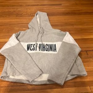 West Virginia cropped sweatshirt